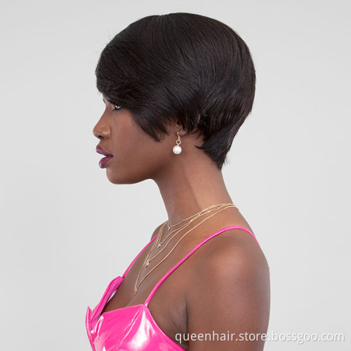 100% NATURAL VIRGIN REMY HUMAN HAIR WIG